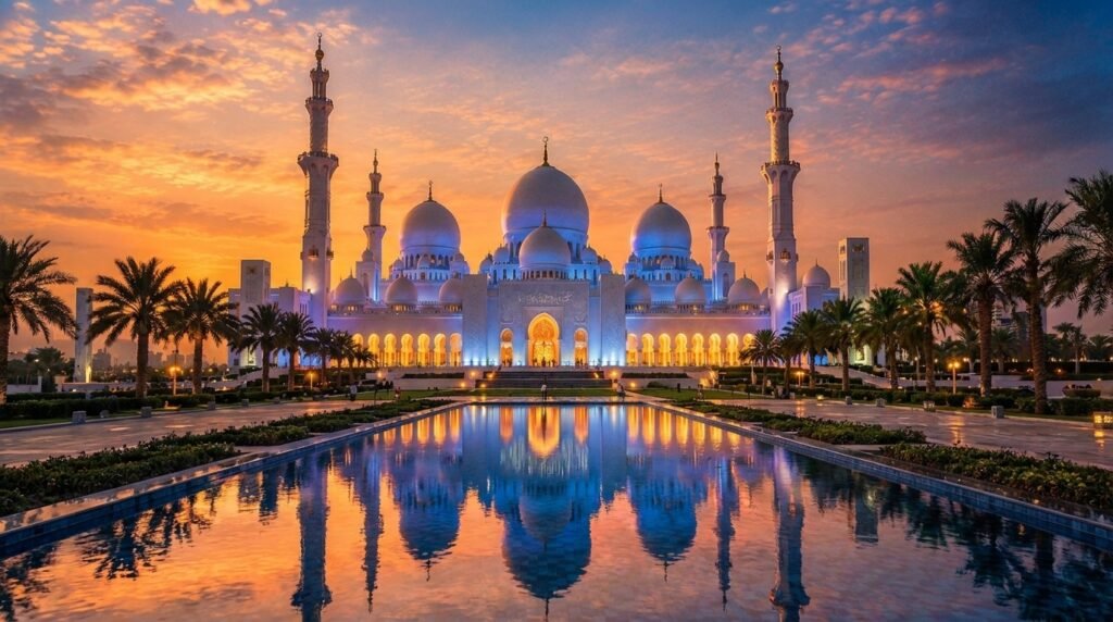 Abu Dhabi City Tour visiting famous landmarks and attractions